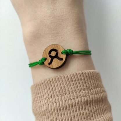drewniana bransoletka znak zodiaku