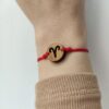 drewniana bransoletka znak zodiaku