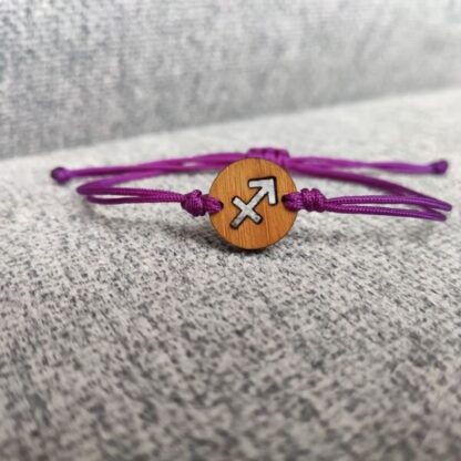 drewniana bransoletka znak zodiaku